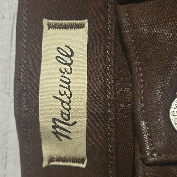 Madewell Women's Mid-Rise Kick Out Jeans Hot Cocoa Size 26 NWOT - Picture 8 of 12